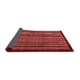 thumbnail image 2 of Ahgly Company Indoor Round Abstract Red Modern Area Rugs, 3' Round, 2 of 4