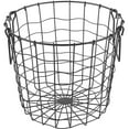 thumbnail image 2 of Dosaele Table Top Firepit Metal Wire Mesh Basket with Handle - Black, 2 of 5