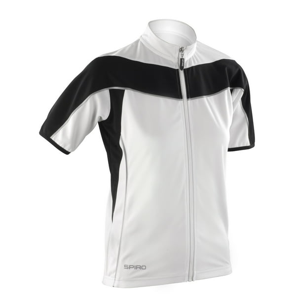 Spiro - Jersey ligero de polar para ciclismo con cremallera para mujer (Blanco)
