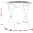 thumbnail image 6 of Bowery Hill Solid Teak Wood Medium Garden Dining Set in Natural, 6 of 9