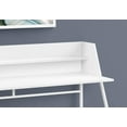 thumbnail image 2 of Monarch Specialties Computer Desk, Home Office, Laptop, Storage Shelves, 48"l, Work, Metal, Laminate, White, Contemporary, Modern, 2 of 4