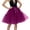 Purple, variant on DuoJiaJ Tutu Skirts Women A-Line Knee Length Layered Pleated Skirt Vintage Princess Puffy Skirt,Gold One Size