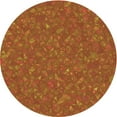 thumbnail image 1 of Ahgly Company Machine Washable Indoor Round Transitional Neon Orange Area Rugs, 3' Round, 1 of 7