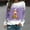 Purple, variant on Tetras Tops for Women Trendy,Women's Winter Printed Loose T-Shirt,Long Sleeves Blouse,Round Neck Casual Tops