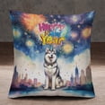 thumbnail image 2 of Happy New Year with Siberian Husky Fireworks Holiday Xmas Winter 2025 Pillowcase Double Sided Husky Dog Lover Gifts Pillow Case Covers - 00025, 2 of 3