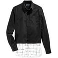 thumbnail image 2 of American Rag Mens Foster Button Up Shirt, Black, Small, 2 of 2