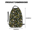 thumbnail image 2 of Naloa cartoon Skull spider web 2Pcs Anti-Kick Back Seat Cover Kick Mat, Car Seat Protector with 3 Storage Pockets, 2 of 8