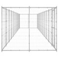 thumbnail image 2 of vidaXL Chenil Extérieur pour Chien Acier Galvanisé 26,62 M2, 2 of 4
