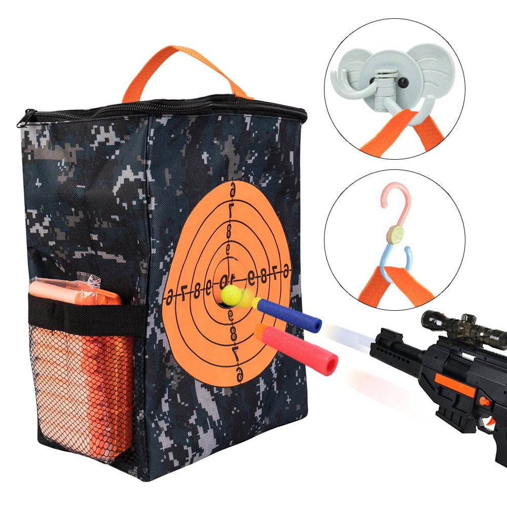 Target Pouch Darts Bullet Storage Equipment Bag for Kids NERF N-Strike Toy Gun 