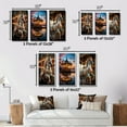 thumbnail image 4 of Designart "A Celebration of Carousel s Timeless Charm" Cityscapes Framed Wall Art Set Of 3 - Multi-Color Carousel Frame Canvas Set For Living Room Decor, 4 of 7