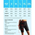 thumbnail image 2 of Attraco Womens High Waisted Swim Shorts Water Repellent 10" Long Board Swimming Shorts with Pockets, 2 of 8