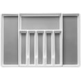 thumbnail image 3 of Expandable Cutlery Drawer Organizer, Flatware Drawer Tray for Silverware, Serving Utensils, Multi-Purpose Storage for Kitchen, Office, Bathroom Supplies, 3 of 6