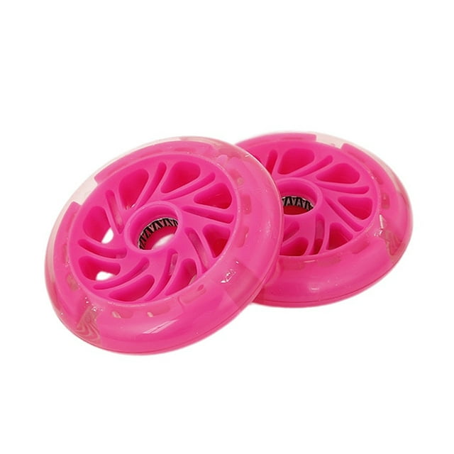 2Pcs Children Bike Auxiliary Wheels Bike Training Wheels Luminous Wheels for Children Bike