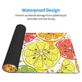 thumbnail image 4 of ZNDUO Large Rubber Mouse Pad Non-slip Desk Mat Cartoon Fruit Lemon Doodle Rubber Desk Pad Mousepad Keyboard Pad for Home Office, 15.8" x 29.5", 4 of 9