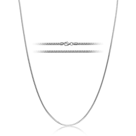 Pori Jewelers Sterling Silver Polished 1mm Box Chain, 16"