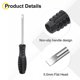thumbnail image 3 of Destornillador plano mini Uxcell de 5.0 mm, longitud de 145 mm, destornillador de precisión para reparación de pequeños electrodomésticos, 3 of 6