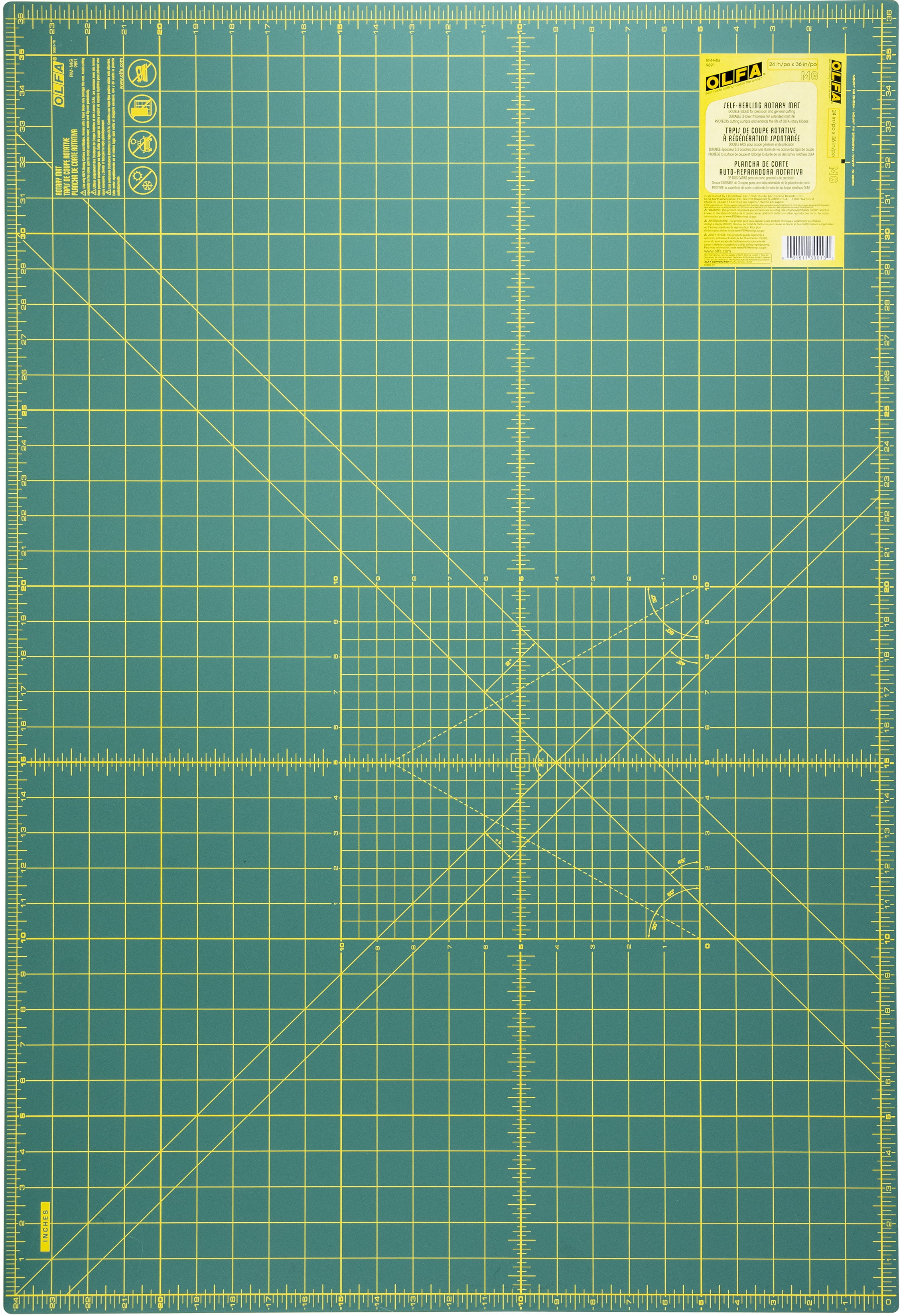 Olfa 24 X 36 Double Sided Self Healing Rotary Mat Walmart Com