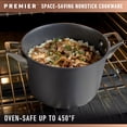 thumbnail image 6 of Calphalon Premier Space-Saving Hard-Anodized Nonstick 12-Quart Stock Pot with Lid, 6 of 6