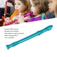 thumbnail image 4 of Descant Recorder, Lightweight Easy To Learn Complete Soprano Recorder Instrument 8 Hole with Cleaning Rod for Performance for Students Rose Red,Cyan,Blue,Coffee, 4 of 7