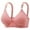 Pink, variant on Ahuyic Summer Womens Bras,Plus Size Bras for Women,Women's Non-steel Lace Stitching Comfortable And Breathable Gathered Adjustable Bra Underwear