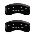 thumbnail image 2 of MGP 4 Caliper Covers Engraved Front & Rear SRT4 Black finish silver ch Fits select: 2003-2005 DODGE NEON SRT-4, 2 of 2