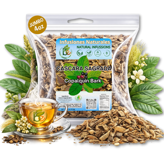 Cáscara Sagrada Loose Tea – 4 oz (113g) Wildcrafted Bark – Rhamnus