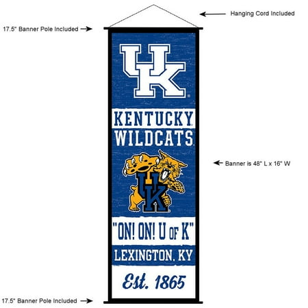 Wildcats Banner - Kentucky UK Wildcats Indoor Banner Art