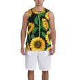thumbnail image 6 of Rocae Sunflower 1 for Men's Basketball Jersey Lightweight and Breathable Athletic Tank Top,Quick-Drying Sports Jersey, 6 of 9