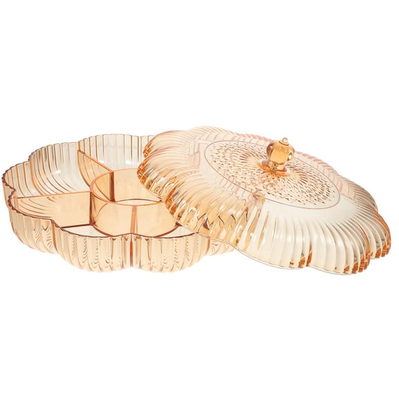 GETAJGHSD Compartment Tray With Lid Multi Compartment Food Container 1 Set