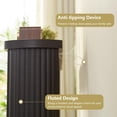 thumbnail image 5 of UZUGUL Modern Narrow Console Table with Open Shelf, Wooden Behind-Sofa Table-Multi-Functional Storage & Display Unit for Entryway, Living Room, Hallway,Black, 5 of 8