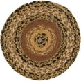 thumbnail image 6 of VHC Brands Kettle Grove Table Mat- Pot Holder- Woven Jute Trivet, 15" Round, Ombre, 6 of 9