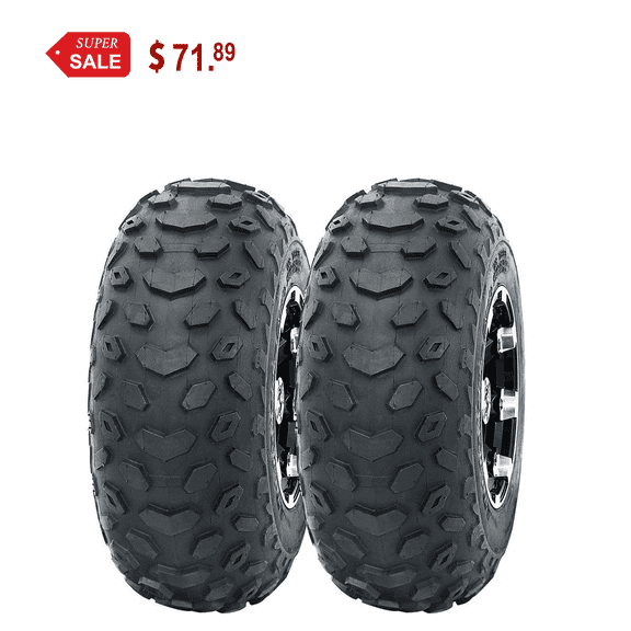 2 New WANDA Sport ATV Tires 19X7-8 4PR - 10038