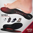 thumbnail image 2 of Physix Gear Sport Full Length Orthotic Inserts with Arch Support - Best Insoles for Plantar Fasciitis, Running, Flat Feet, Heel Spurs & Foot Pain - Men & Women 1PAIR L, 2 of 3