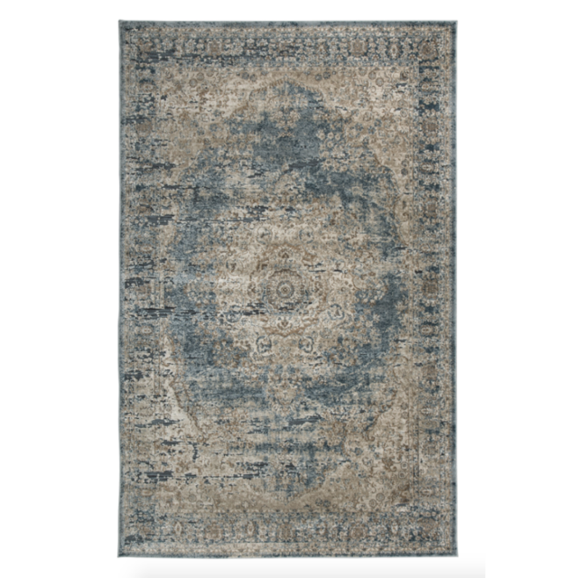 Tapete Mediano Claro con Tonos Azules Ashley Furniture