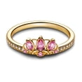 thumbnail image 4 of 925 Sterling Silver Princess Crown Ring Women Finger Ring For Party Jewelry, 4 of 7