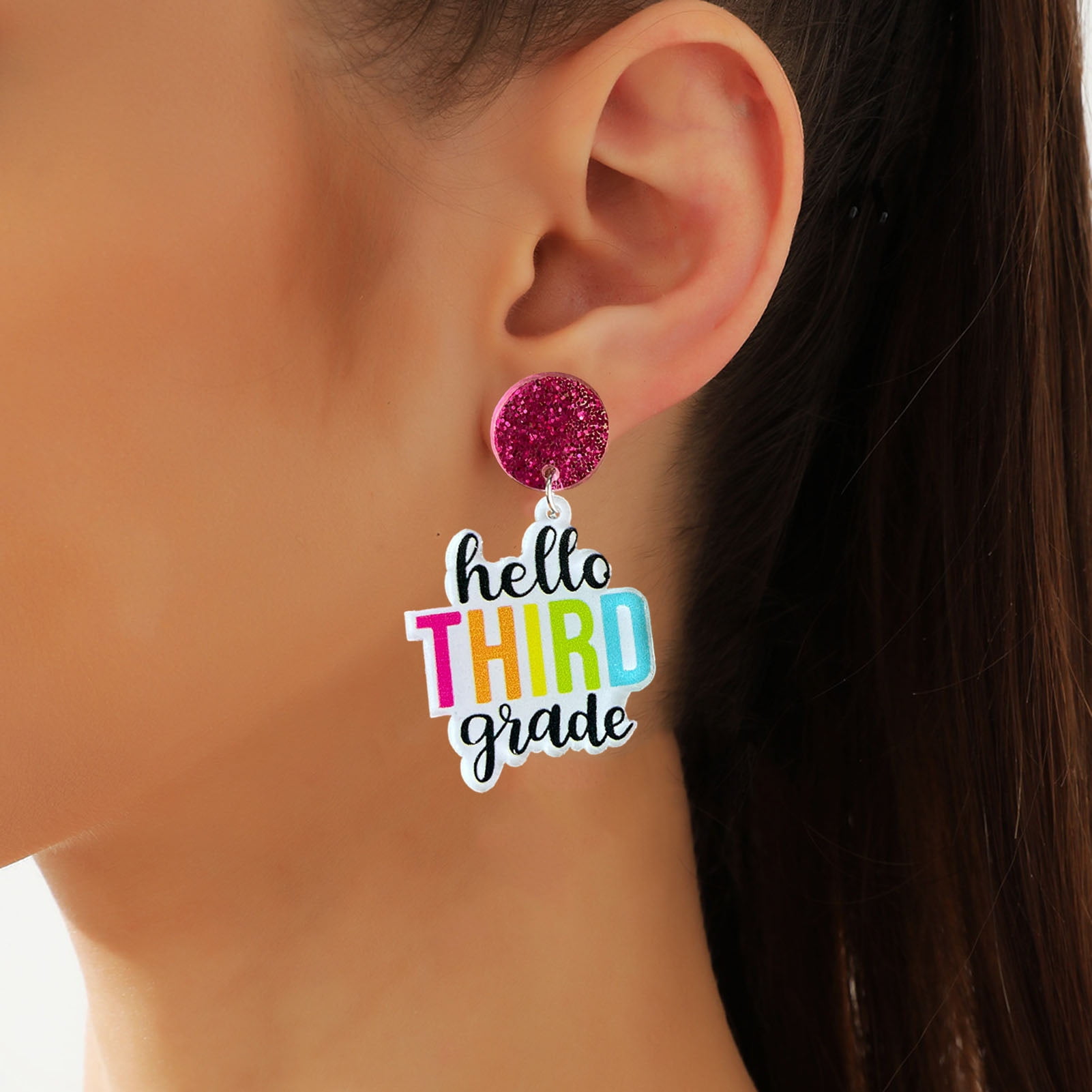 Glitter Marker earrings,Mini Marker earrings,Marker earrings,Teacher earrings,Art Earrings