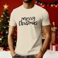 thumbnail image 2 of LpwkSSA Men Casual Round Neck Printing Pullover Fitness Sports Shorts Sleeves T Shirt Blouse Beige XXL, 2 of 5