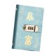 thumbnail image 5 of Binder de ahorro de dinero compacto con bloqueo combinado con 100 piezas en efectivo envueltos Azul, 5 of 8