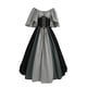 thumbnail image 1 of Gibobby Vestido de corsé Disfraz medieval para mujer Vestido de camisa irlandesa con manga de trompeta con corsé Vestido tradicional Halloween Mujer M Disfraces de cosplay（Gris， XXXXXL), 1 of 4