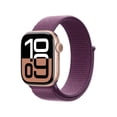 thumbnail image 1 of Pre-Owned Apple Watch Series 10 (GPS) 42MM Rose Gold Aluminum Case Plum Sport Loop (Refurbished - Fair), 1 of 1
