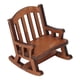 thumbnail image 2 of Dollhouse Rocking Chair, Eye Catching Exquisite Details Dollhouse Recliner 1:12 For 1:12 ANGGREK Otros, 2 of 8