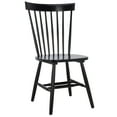thumbnail image 5 of Safavieh Novalyn Mid-Century Wood Dining Side Chairs, Black (Set of 2), 5 of 8
