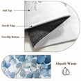 thumbnail image 5 of Eucalyptus Leaves Front Door Rugs 2x3 ft Watercolor Spring Country Blue Leaf Plant Small Rug for Entryway Non Slip Washable Bathroom Door Mat Absorbent Floor Mat for Indoor Entrance, 5 of 9