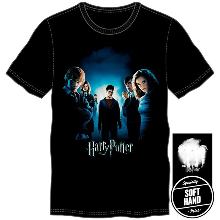 Harry Potter Hogwarts Students Men\'s Black T-shirt-XXL