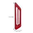 thumbnail image 2 of VERDANVERSE 2 Pcs Cache-Ventilation pour Hotte, Rouge, Garniture de Style de Voiture, 2 of 5
