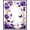 Purple, Pattern 1, variant on ODIKA 4'x6' Machine Washable Non-Slip Area Rug, Enchanted Floral Whimsical Garden Motif High Traffic Rug, Purple, 225043