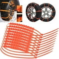 thumbnail image 1 of Car Tire Chains,10Pcs Nylon Snow Chain Anti Skid Mud Snow Chain Nylon Snow Chain Rapid Response, 1 of 5