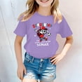 thumbnail image 2 of Godom Girls Tops Fashionable Short Sleeve T-Shirt Girls Cotton Tee Girls Summer Tops, 2 of 6