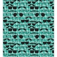 thumbnail image 3 of Hipster Duvet Cover Set, Repetitive Mustache and Glasses Masculine Art, Decorative 3 Piece Bedding Set with 2 Pillow Shams, Queen Size, Seafoam Charcoal Grey, by Ambesonne, 3 of 3
