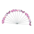 thumbnail image 1 of 24 PCS Butterfly Garden Stakes Adornos de césped Decoraciones al aire libre para la fiesta Rosa, 1 of 8